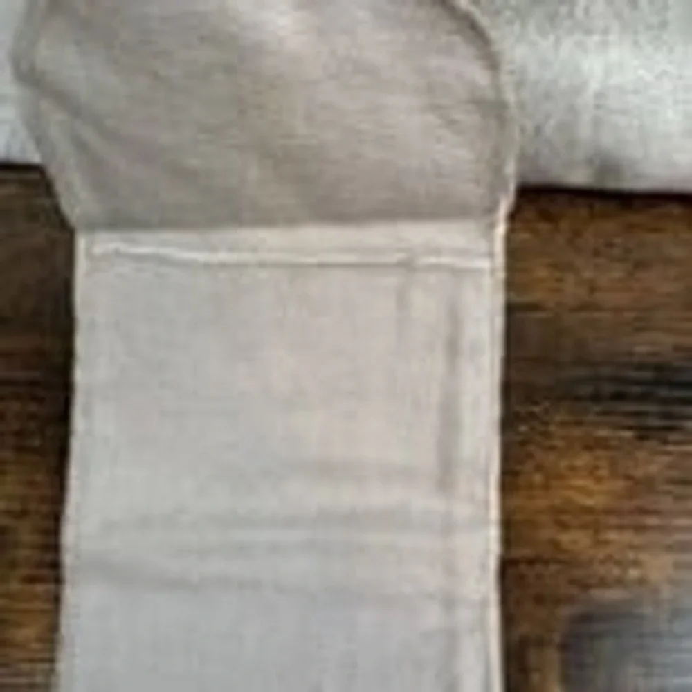 Vintage Neiman Marcus Gray‎ Necklace Storage Dust Bag with Flap 4